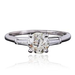 Platinum 1.19ctw Diamond Ring