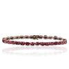 Image 3 : 14KT Rose Gold 11.67ctw Pink Tourmaline Bracelet