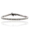 Image 3 : 14KT White Gold 4.64ctw Diamond Tennis  Bracelet