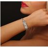 Image 1 : Ladies Vintage Platinum 1.02ctw Diamond Wristwatch