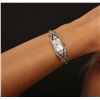 Image 2 : Ladies Vintage Platinum 1.02ctw Diamond Wristwatch