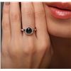 Image 1 : 14KT White Gold 1.54ctw Black Diamond Ring