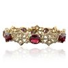 Image 3 : 14KT Yellow Gold 30.97ctw Ruby and Diamond Bracelet