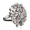 Image 2 : 18KT White Gold 3.58ctw Diamond Ring