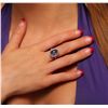 Image 1 : 14KT White Gold 7.09ct Tanzanite and Diamond Ring