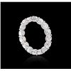 Image 8 : 14KT White Gold 4.37ctw Diamond Ring