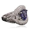 Image 2 : 14KT White Gold 2.94ct Tanzanite and Diamond Ring