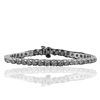 Image 3 : 14KT White Gold 4.15ctw Diamond Tennis  Bracelet