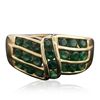 Image 3 : 14KT Yellow Gold 1.53ctw Emerald Ring