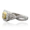 Image 4 : 18KT White and Yellow Gold 1.50ctw Diamond Ring