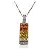 Image 4 : 14KT White Gold 1.77ct Yellow Sapphire and Pendant With Chain