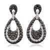 Image 3 : 14KT White Gold 0.25ctw Diamond Earrings