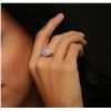 Image 2 : 14KT White Gold 0.18ctw Diamond Ring