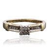 Image 1 : 10KT Yellow Gold 0.06ctw Diamond Ring