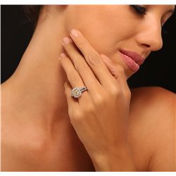 18KT Two-Tone Gold 3.00ctw Diamond Ring