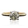 Image 1 : 14KT Yellow Gold 1.29ctw Diamond Ring