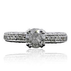 14KT White Gold 1.75ctw Diamond Ring