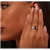 Image 2 : 14KT Two-Tone Gold 2.34ct Tourmaline and Diamond Ring