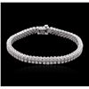 Image 3 : 14KT White Gold 3.10ctw Diamond Bracelet