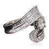 Image 2 : 18KT White Gold 2.56ctw Diamond Ring