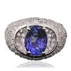 Image 3 : 14KT White Gold 2.69ct Tanzanite and Diamond Ring