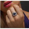 Image 2 : 14KT Two-Tone Gold 2.88ct Tanzanite and Diamond Ring