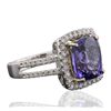 Image 4 : 14KT Two-Tone Gold 5.84ct Tanzanite and Diamond Ring