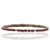 Image 1 : 14KT Yellow Gold 7.70ctw Ruby and Diamond Bracelet