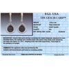 Image 7 : 14KT White Gold 2.21ctw Black Diamond Earrings