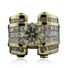 Image 3 : 18KT Yellow Gold 8.81ctw Diamond Ring