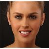 Image 3 : 14KT White Gold 1.98ctw Diamond Stud Earrings