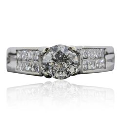 14KT White Gold 1.95ctw Diamond Ring