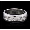 Image 3 : 14KT White Gold 0.90ctw Diamond Ring