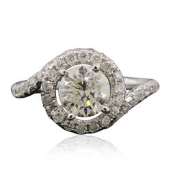 14KT White Gold 1.85ctw Diamond Ring