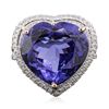 Image 3 : 14KT Two-Tone Gold 16.27ct GIA Certified Tanzanite and Diamond Ring