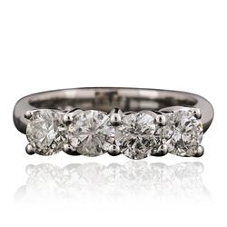 14KT White Gold 1.29ctw Diamond Ring