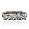 Image 1 : 14KT White Gold 1.29ctw Diamond Ring