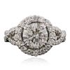 Image 1 : 18KT White Gold 2.58ctw Diamond Ring