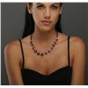 Image 1 : 14KT Yellow Gold 52.64ctw Ruby and Diamond Necklace