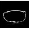 Image 2 : 14KT White Gold 0.22ctw Diamond Bracelet