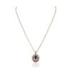 Image 4 : 14KT Rose Gold 3.30ct Morganite and Diamond Pendant With Chain