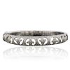 Image 3 : 18KT White Gold 1.67ctw Diamond Bangle Bracelet