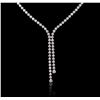 Image 4 : 14KT White Gold 2.70ctw Diamond Necklace