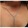 Image 5 : 14KT White Gold 2.70ctw Diamond Necklace