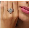 Image 1 : 14KT White Gold 1.21ctw Diamond Ring