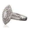 Image 4 : 14KT White Gold 1.21ctw Diamond Ring