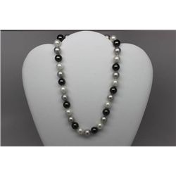 14K GOLD CLASP LARGE MAJORCA PEARL NECKLACE