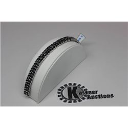 STAMPED .925 SILVER SAPPHIRE BRACELET