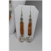 Image 2 : STERLING SILVER CITRINE & MOONSTONE BEAD NECKLACE
