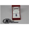 Image 1 : 14K WHITE GOLD TANZANITE & DIAMOND(0.18ct) PENDANT